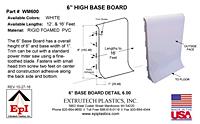 6 Inch Base Board Trim - 2